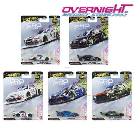 Hot Wheels Premium Aerostyles pack 5 coches Escala 1/64 FPY86-976U