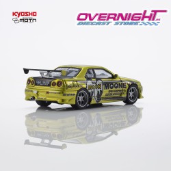 - PREORDER - Kyosho MOTN Nissan Skyline GT-R R34 Mooneyes 1 2026 - con LED - Escala 1/64 07134LM1