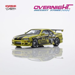 - PREORDER - Kyosho MOTN Nissan Skyline GT-R R34 Mooneyes 1 2026 - con LED - Escala 1/64 07134LM1
