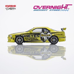 - PREORDER - Kyosho MOTN Nissan Skyline GT-R R34 Mooneyes 1 2026 - con LED - Escala 1/64 07134LM1