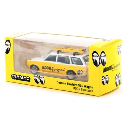 Datsun Bluebird 510 Wagon Moon Equipped - Tarmac Works - Escala 1/64 - Con tabla de surf