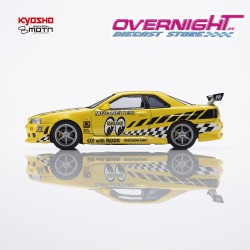 - PREORDER - Kyosho MOTN Nissan Skyline GT-R R34 Mooneyes 2 2026 - con LED - Escala 1/64 07134LM2
