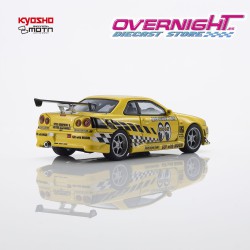 - PREORDER - Kyosho MOTN Nissan Skyline GT-R R34 Mooneyes 2 2026 - con LED - Escala 1/64 07134LM2