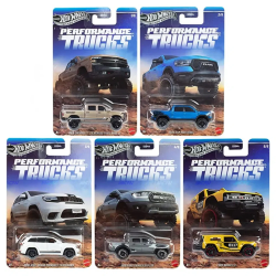 Hot Wheels Silver Series Performance Trucks pack de 5 coches - GDG44-977T