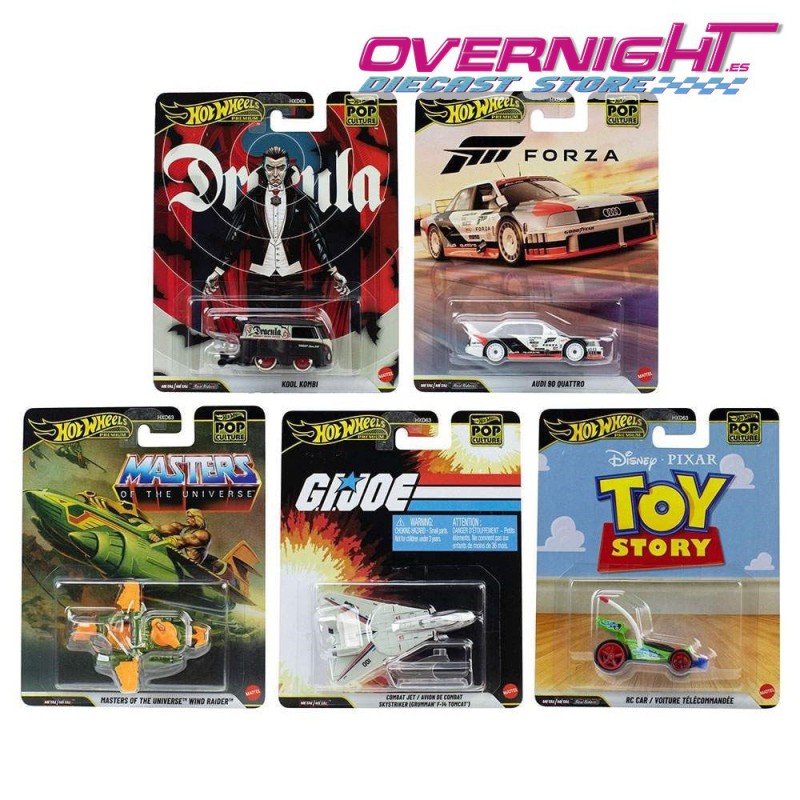 Hot Wheels Premium Pop Culture pack de 5 coches - HXD63-979R
