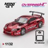Mini GT Toyota Supra (A80) Top Secret Gt-300 Red Chrome 2014 EN BLISTER - Escala 1/64 MGT01132-BL