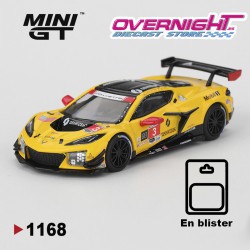 Mini GT Chevrolet Corvette Z06 GT3.R n3 Pratt Miller Motorsports 2025 IMSA Daytona 24 Hrs BLISTER Escala 1/64 MGT01168BL