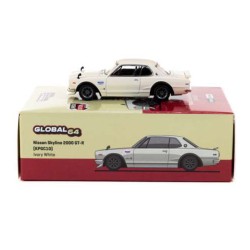 Nissan Skyline 2000 GT-R KPGC10 - Tarmac Works Special Edition - Escala 1/64 - Color Yvory White