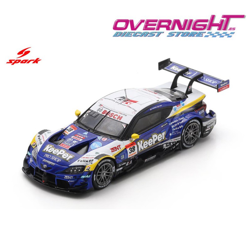 Spark KeePer CERUMO GR Supra TGR n38 GT500 SUPER GT 2025 H. Ishiura - T. Oyu Escala 1/64 64SGT25038