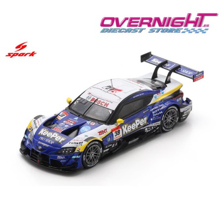 Spark KeePer CERUMO GR Supra TGR n38 GT500 SUPER GT 2025 H. Ishiura - T. Oyu Escala 1/64 64SGT25038