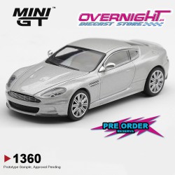 - PREORDER - Mini GT Aston Martin DBS Lightning Silver 2008 - Escala 1/64 - MGT01360-L