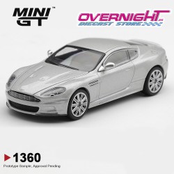 - PREORDER - Mini GT Aston Martin DBS Lightning Silver 2008 - Escala 1/64 - MGT01360-L