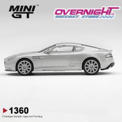 - PREORDER - Mini GT Aston Martin DBS Lightning Silver 2008 - Escala 1/64 - MGT01360-L