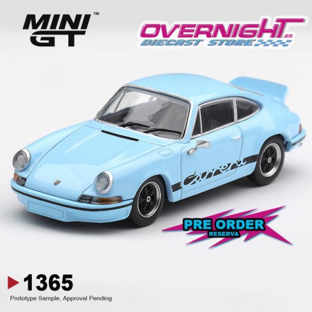 - PREORDER - Mini GT Porsche 911 (911) Carrera Rs 2 7 Gulf Blue 1973 - Escala 1/64 - MGT01365-L