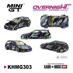 - PREORDER - Mini GT Kaido House Honda Civic EF Kaido Works HKS Escala 1/64 KHMG303
