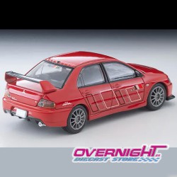 Tomica Limited Vintage 2006 Mitsubishi Lancer Evolution IX MR GSR Ralliart Rojo - Escala 1/64 TLV-N349c