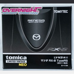 Tomica Limited Vintage 2008 Mazda RX-8 TypeRS gris oscuro - Escala 1/64 TLV-N314d