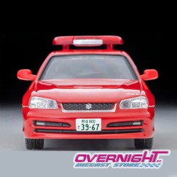 Tomica Limited Vintage Nissan Skyline 4 Door Sports Sedan GT Fire command (Chichibu Fire Department) - Escala 1/64 TLV-N363a