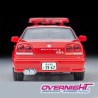 Tomica Limited Vintage Nissan Skyline 4 Door Sports Sedan GT Fire command (Chichibu Fire Department) - Escala 1/64 TLV-N363a