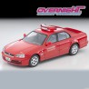 Tomica Limited Vintage Nissan Skyline 4 Door Sports Sedan GT Fire command (Chichibu Fire Department) - Escala 1/64 TLV-N363a