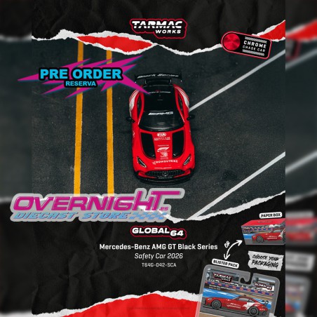- PREORDER - Tarmac Works Mercedes-Benz AMG GT Black Series Safety Car 2026 - Escala 1/64 T64G-042-SCA