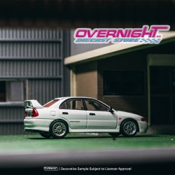 - PREORDER - Tarmac Works Mitsubishi Lancer RS Evolution IV White 1996 - Escala 1/64 T64G-076-WH