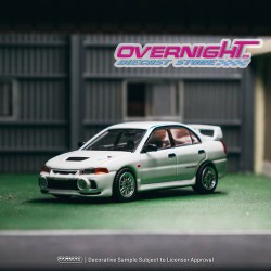 - PREORDER - Tarmac Works Mitsubishi Lancer RS Evolution IV White 1996 - Escala 1/64 T64G-076-WH
