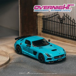 - PREORDER - Tarmac Works Mercedes-Benz SLS Black Series Baby Blue Mat 2012  - Escala 1/64 T64G-027-BC