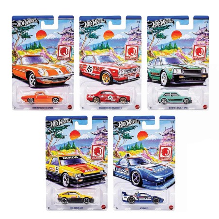 Hot Wheels Japanese Imports pack de 5