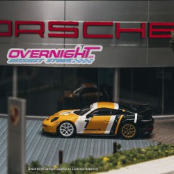 - PREORDER - Tarmac Works Porsche 911 (992) Black & Yellow GT3 2022 - Escala 1/64 T64MC-024-YB