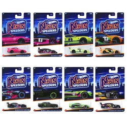 Hot Wheels Neon Speeders set 8 completo Mix C - Night Racing