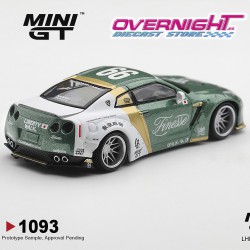 - PREORDER - Mini GT Nissan GT-R R35 LB Works Type 1 With Custom Ducktail Auto Finesse 2025 - Escala 1/64 - MGT01093-L