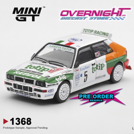 - PREORDER - Mini GT Lancia Delta HF Integrale Evolution N5 Andrea Aghini Rallye Monte-Carlo 1993 - Escala 1/64 - MGT01368-L