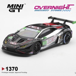 - PREORDER - Mini GT Lamborghini Huracan GT3 EVO2 N45 Dex Wayne Chevrolet Grand Prix 2025 - Escala 1/64 - MGT01370-L