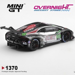 - PREORDER - Mini GT Lamborghini Huracan GT3 EVO2 N45 Dex Wayne Chevrolet Grand Prix 2025 - Escala 1/64 - MGT01370-L