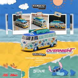 - PREORDER - Tarmac Works  Volkswagen Transporter T1Panel Van LILO & STITCH 2025 Escala 1/64 T64S-005-LS