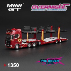 - PREORDER - Mini GT Scania 770S A6x4NA Car Transporter V8 50 Aniversario - Escala 1/64 MGT01350-L