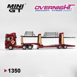 - PREORDER - Mini GT Scania 770S A6x4NA Car Transporter V8 50 Aniversario - Escala 1/64 MGT01350-L