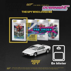 - PREORDER -  Mini GT Lotus Esprit S1 The Spy Who Loved Me 1977 - blister en inglés - Escala 1/64 - MGT00925-007E