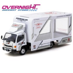 Tarmac Works Camion Mitsubishi Fuso Canter Eva Racing blanco Escala 1/64 T64T-TL002-EVA