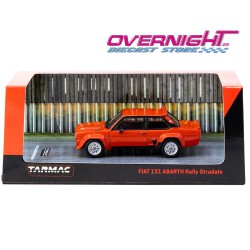 Tarmac Works Fiat 131 Abarth Rally Stradale Rojo Escala 1/64 T64R-094-RE