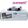 Tarmac Works Koenigsegg Regera Silver Metallic con 2 Tarmac Cards Escala 1/64 T64G-TL017-SL