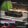 Tarmac Works Koenigsegg Agera Rs Black Carbon Fiber and red Escala 1/64 T64G-TL005-BCF