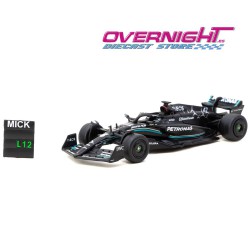 Tarmac Works 2023 Mercedes-Amg F1 W14 E Performance Mick Schumacher Spanish Grand Prix Tyre Testing Escala 1/64 T64G-F064-MS1