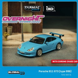 Tarmac Works Porsche 911 Gt3 Type 996 Light Blue Escala 1/64 T64G-069-BL