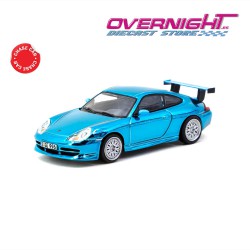 Tarmac Works Porsche 911 Gt3 Type 996 Light Blue Escala 1/64 T64G-069-BL