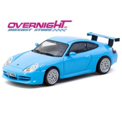 Tarmac Works Porsche 911 Gt3 Type 996 Light Blue Escala 1/64 T64G-069-BL