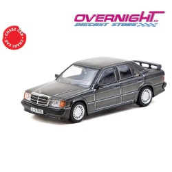 Tarmac Works Mercedes-Benz 190 E 2.3-16 Blue Black Metallic Escala 1/64 T64G-047-BK