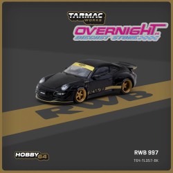 Tarmac Works RWB 997 negro Escala 1/64 T64-TL057-BK