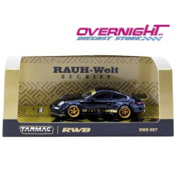 Tarmac Works RWB 997 negro Escala 1/64 T64-TL057-BK